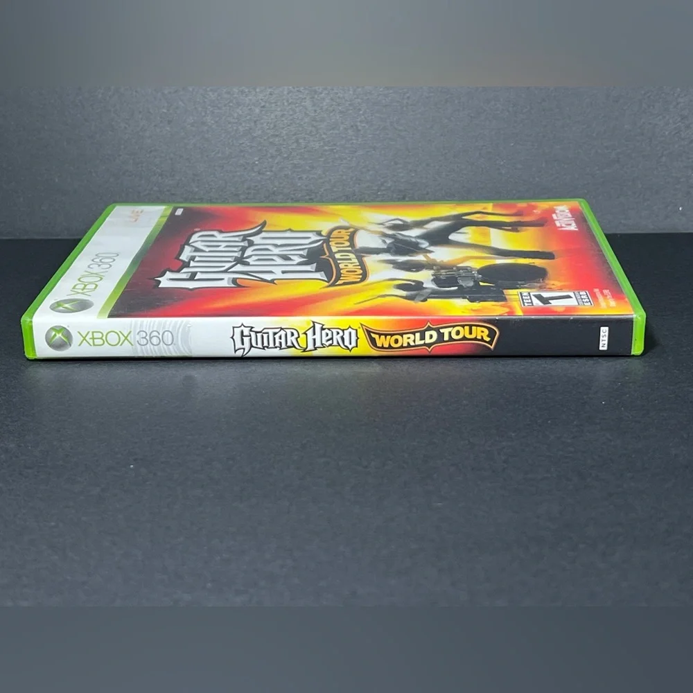 Guitar Hero World Tour Video Game Microsoft Xbox 360 CIB Complete Manual